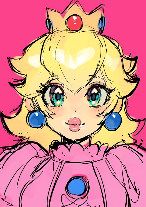 「princess peach」Fan Art(Latest)
