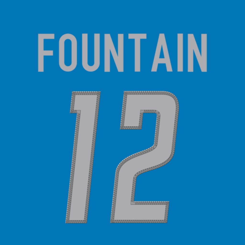 Detroit Lions WR Daurice Fountain (@Reece_JMM) is now wearing number 12. Last worn by Hendon Hooker. #OnePride