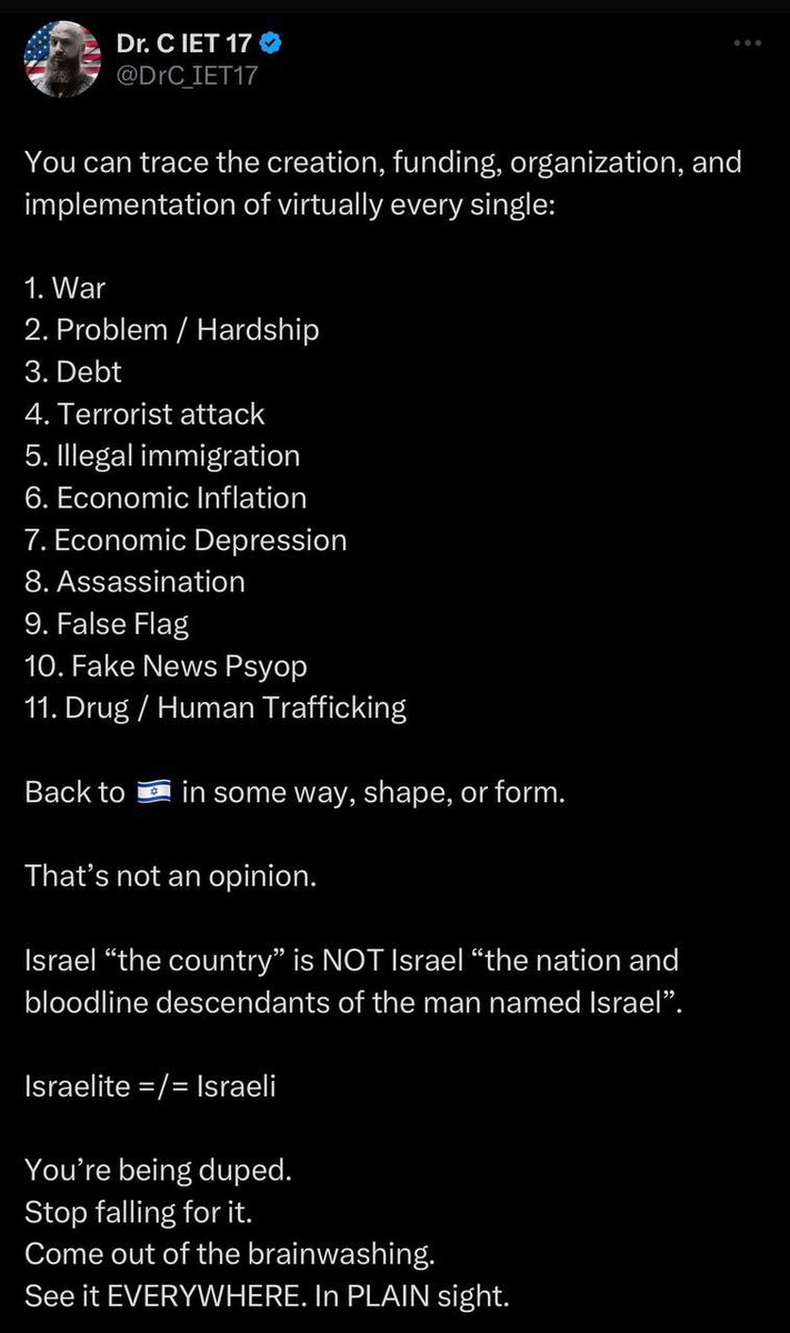 THE NOTICING IS HAPPENING t.me/WokeSocieties Valid criticism of Israel drives them crazy. Tucker has all the right people mad. Amazing how they reveal themselves over & over again. If Americans didn't keep Israel on this decades-old pedestal it wouldn’t be this bad.