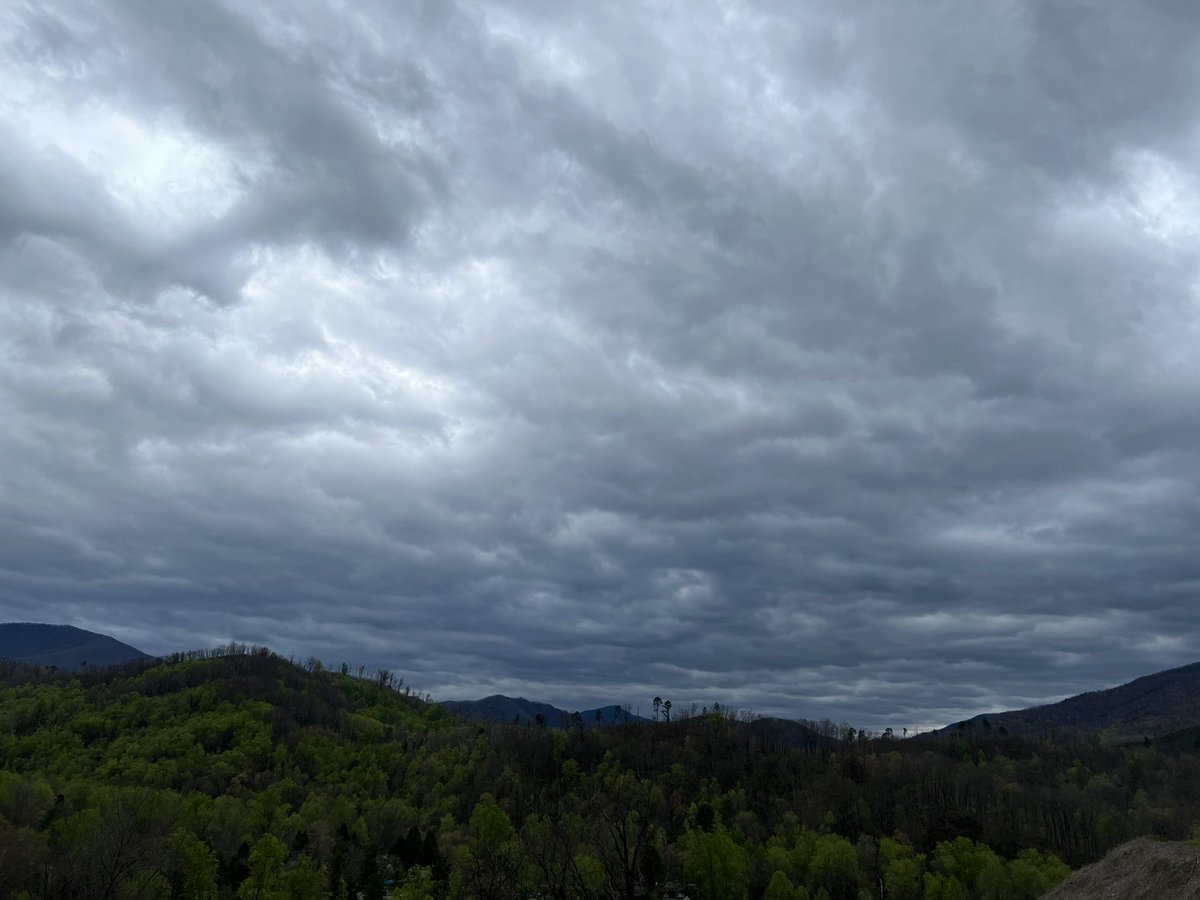 Despite the afternoon storm clouds, I made it to Gatlinburg and it makes me happy to be here.