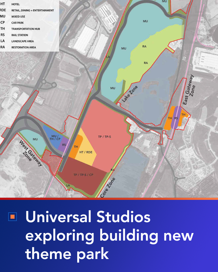 Last year, Universal purchased hundreds of acres of land for a potential new theme park. Now that idea's getting closer to reality. trib.al/HOzSZaD