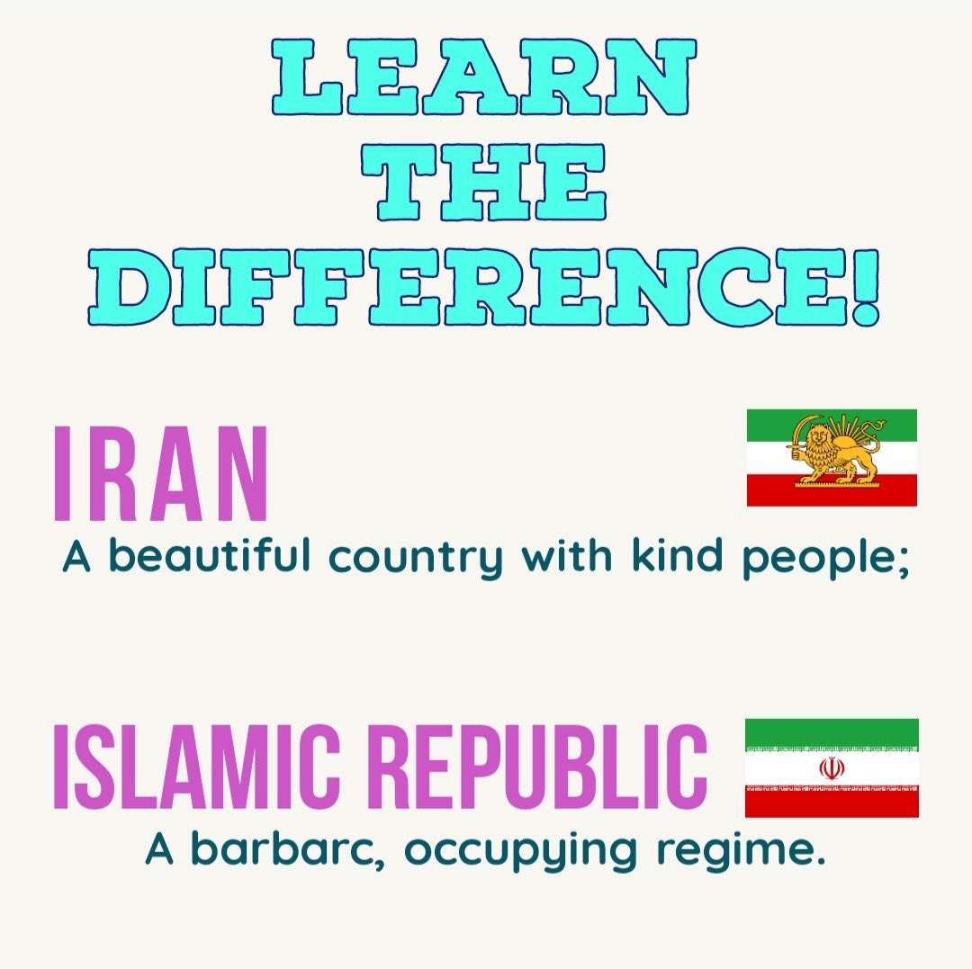Long live Israel 🇮🇱 Love live Iran ✌️ Death to the Islamic Republic