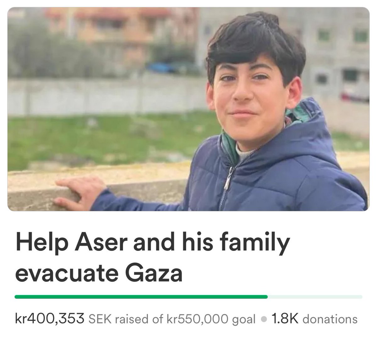 Please help jenin and her family evacuate 👉 GMF; gofund.me/6aeeca24