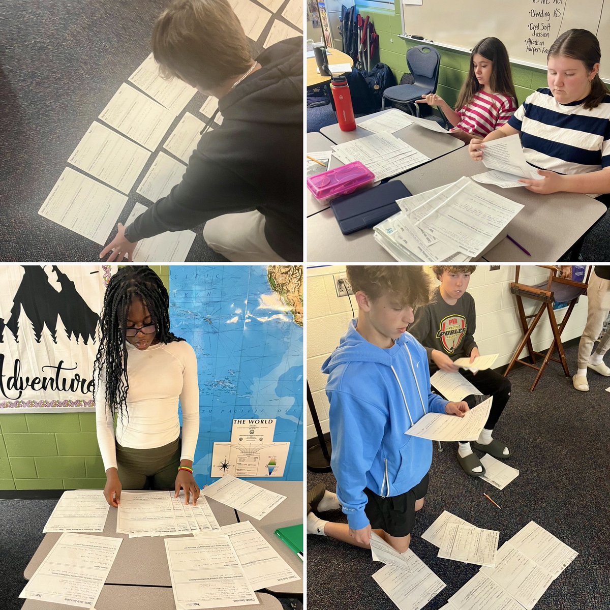 MrsGoeglein's tweet image. Took one of our favorite lessons where Ss have to rank causes of the Civil War in order of impact &amp;amp; then added an idea from @MrClineUS where students had to “divide the pie.” I could hear &amp;amp; see them analyzing! Ss will write their justifications next week! @MrsJSullivant