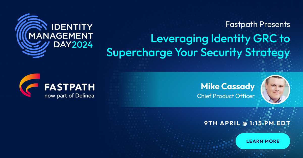 Ready to strengthen your cybersecurity initiatives? On #IdentityManagementDay 2024, learn how the alliance between IGA and GRC can strengthen your #cybersecurity efforts with Mike Cassady, CPO at <a href="/GoFastpath/">Fastpath</a>. Strengthen your security posture—register now: bit.ly/3PE4CLQ