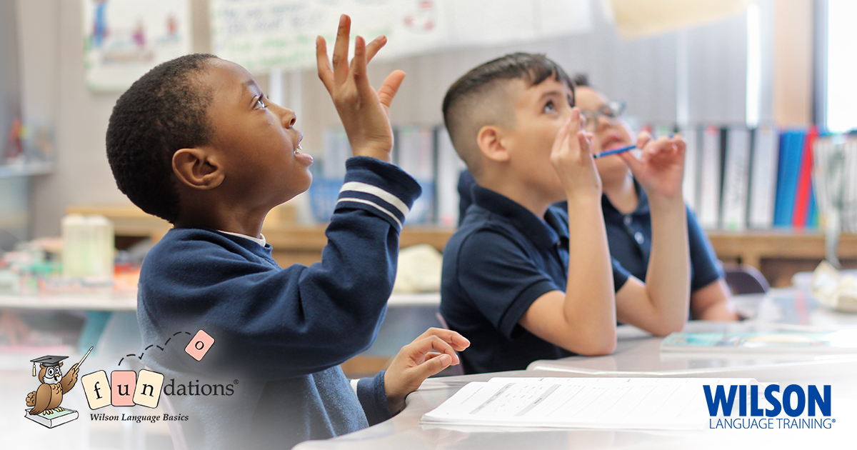The #Fundations Dictation/Spelling Option Procedures activity helps students decipher how to correctly spell words that have multiple spellings of the same sound. Learn more of the “why” behind #Fundations activities: bit.ly/3tZaEz7 #ScienceOfReading #StructuredLiteracy
