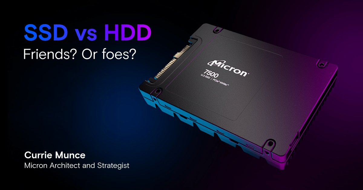 Traditional HDDs struggle to keep up with speed and capacity requirements, while SSDs are too expensive to replace HDDs entirely. The solution? Like a Hollywood movie, see how old foes can put aside their history and work together for the greater good 🤝. bit.ly/3VK44b5