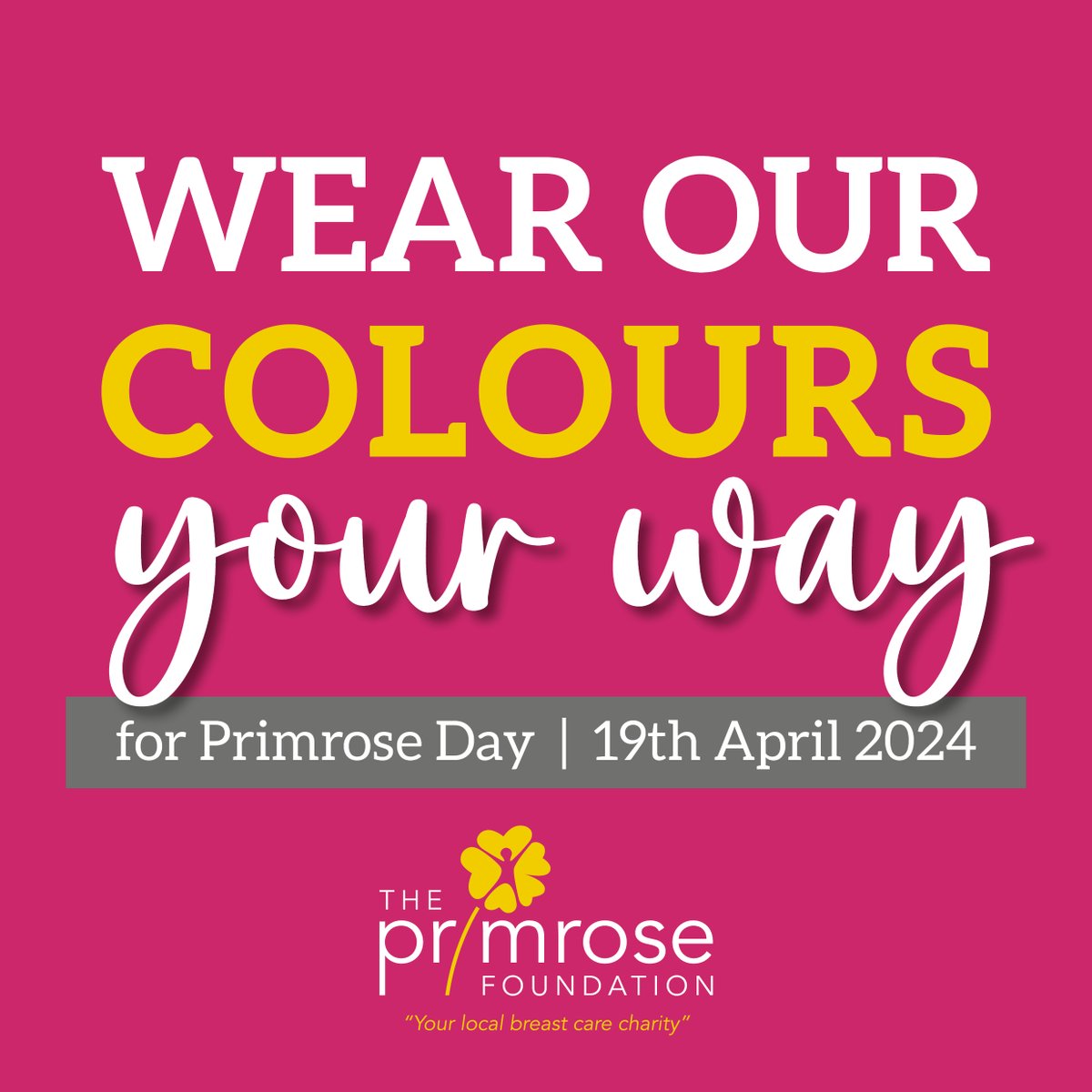 To celebrate our Anniversary, we are inviting everyone to get involved in our annual Primrose Day by wearing pink, yellow, or grey for the day. primrosefoundation.org/support-and-ev… #charityevent #happyanniversary #primroseday #getinvolved #fridayvibes #followfriday #fridayfeeling