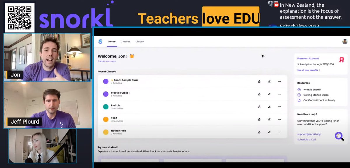 It was 💎brilliant presentation from @jtlaven and @jeffplourd on @SnorklApp today! If you have missed it, hit the link and you will definitely grab your insights and highlights with WOWs and HOWs from today's LIVE PD: youtube.com/watch?v=roU6TU… #teachersloveEDU #whiteboard #edtech