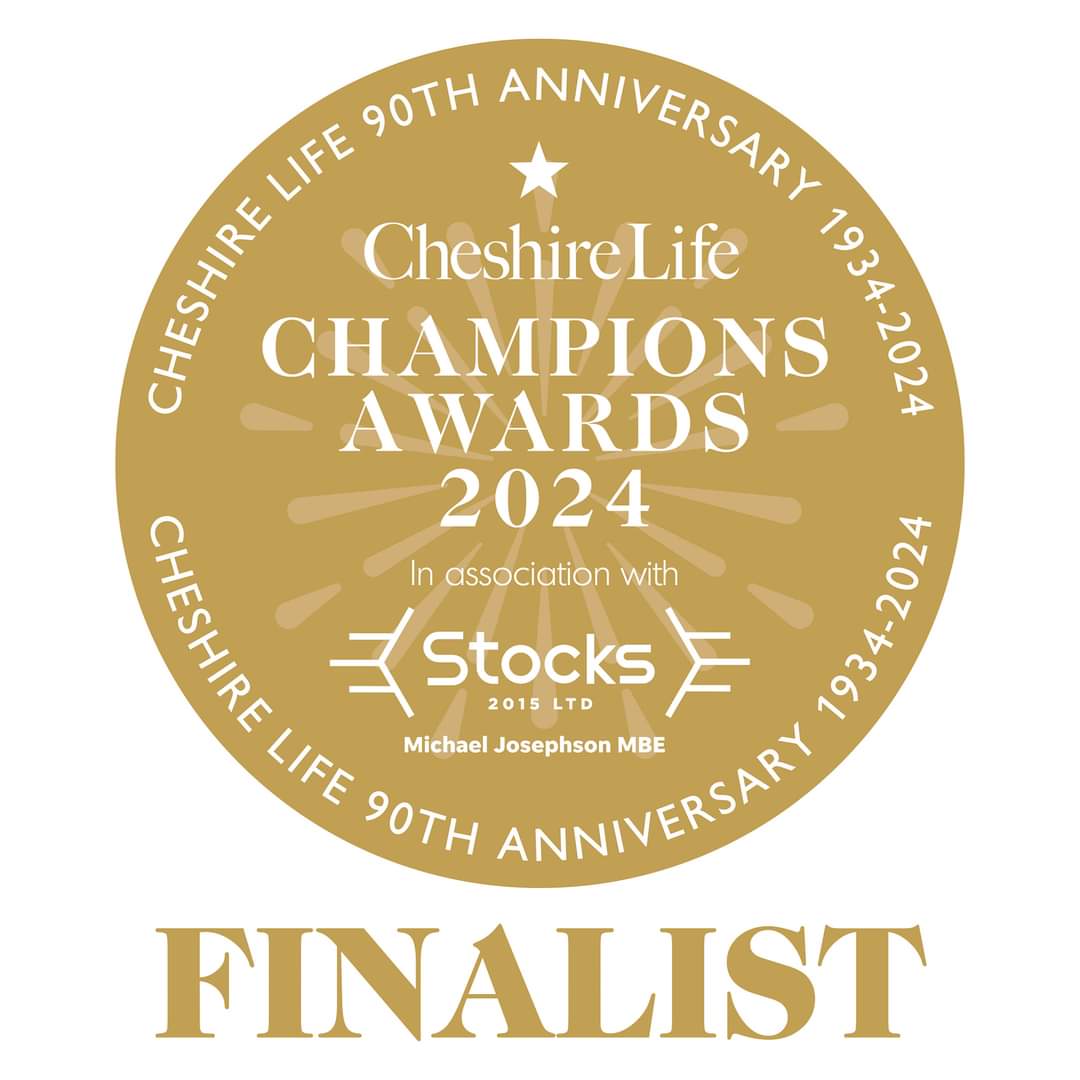 We're thrilled to announce that we've been shortlisted by the judges in the Charity of The Year category for the Cheshire Life Champions Awards 2024! 🤩✨ The awards dinner will be held on 16 May 2024. Wish us luck!🤞🍀 #CheshireLifeAwards #CharityOfTheYear #Shortlisted