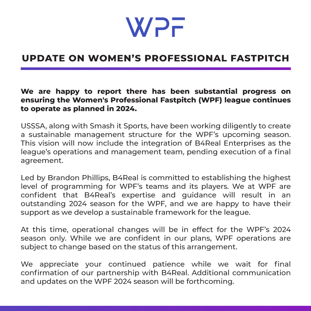 An update on the league