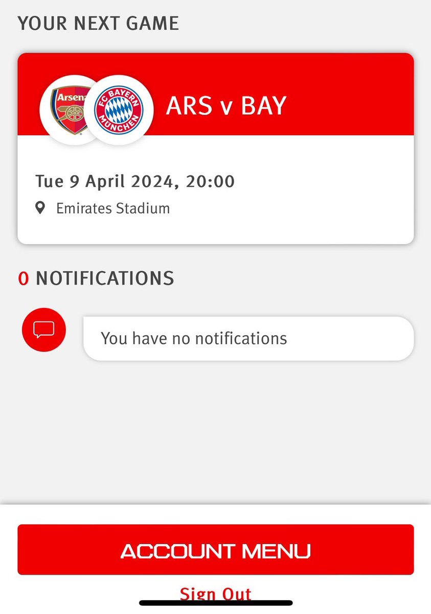 I GOT THE TICKET FOR BAYERN MATCH AGAINST ARSENAL !!!! 🤫🤫