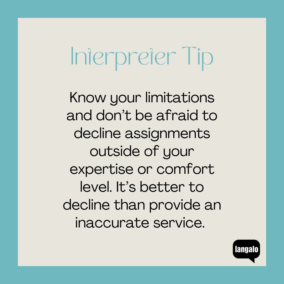 langaloinc's tweet image. We are always learning and bettering ourselves, so it&apos;s okay not to be at a level of expertise just yet!

#interpretertip #translatortip #translatorslife #interpreterlife