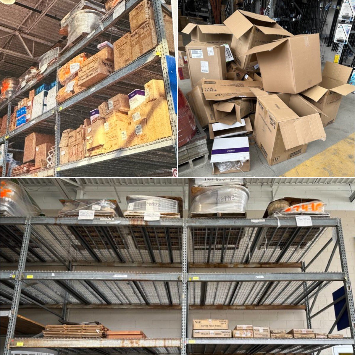 lenny0746's tweet image. Have to give a shout out to our L&amp;amp;G DS @Lowes 454, AJ. He did an amazing job on power pack down in these 2 bays. @BenitoKomadina @JBBailey9 @bbrammell816 @mickm142 @MichelleD454 #packdown #cardboardchallenge