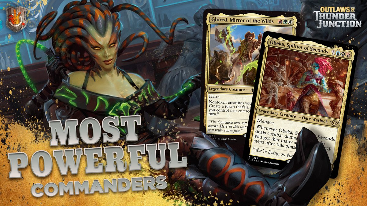 Get ready for some rootin’ tootin’ new commanders! We're taking a long hard look at the most powerful legends from #MTGThunder to see which dastardly desperados you should choose to head-up your next 100-card posse. Don't miss it: youtu.be/L22gaWp6GVQ