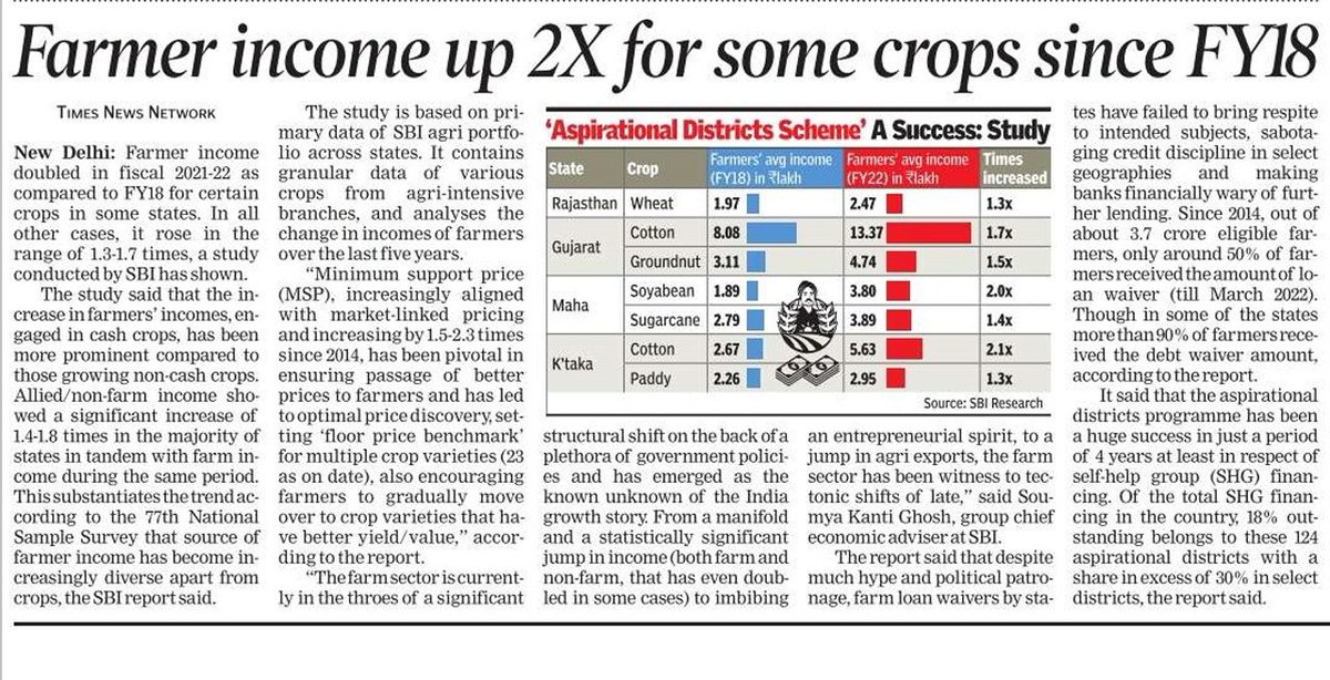 I think agri value chain will be an interesting investing theme for next many years.

Indian agriculture needs a transformation:
- Second largest arable land area; 50% of India's landmass is agri-land.
- Employs ~58% of the population and still 70% of our rural households relying