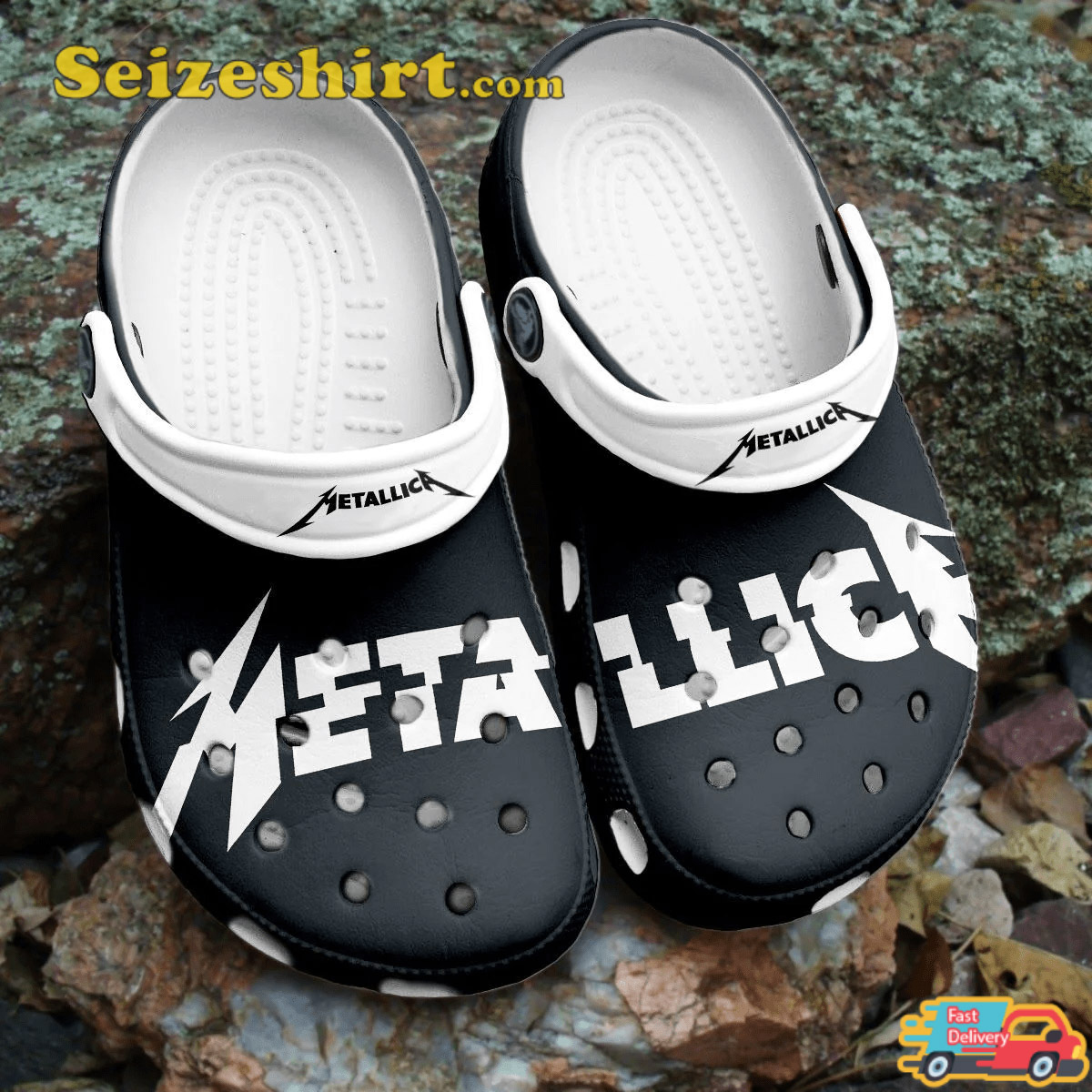 Metallica crocs is exactly what you are looking for your outfit on M72 World Tour of Metallica band. Grab yours today! seizeshirt.com/metallica-heav… Visit Seizeshirt.com to explore more Metallica Merch. #crocs #metallica #footwear #rockmusic