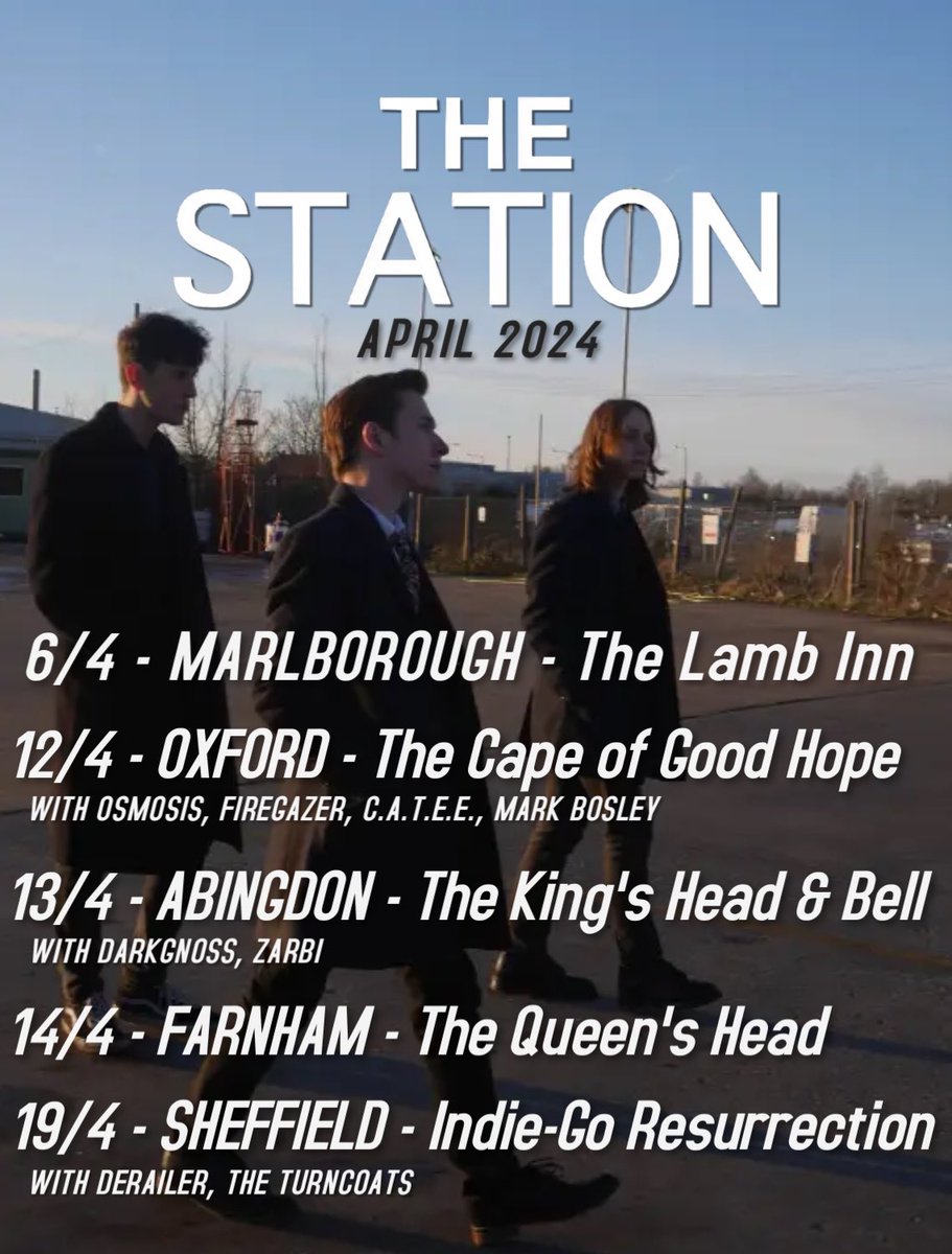 🚨GIG DATES🚨 We’ve got a busy few weeks of shows ahead and you’re all invited! See you soon X