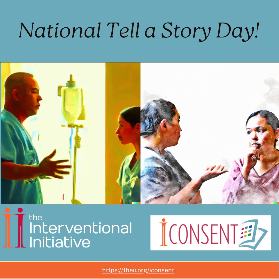 At the Interventional Initiative, every patient's story matters. Introducing iConsent to enhance communication and elevate partnerships. Let's share stories of empowerment! #NationalTellAStoryDay #iConsent