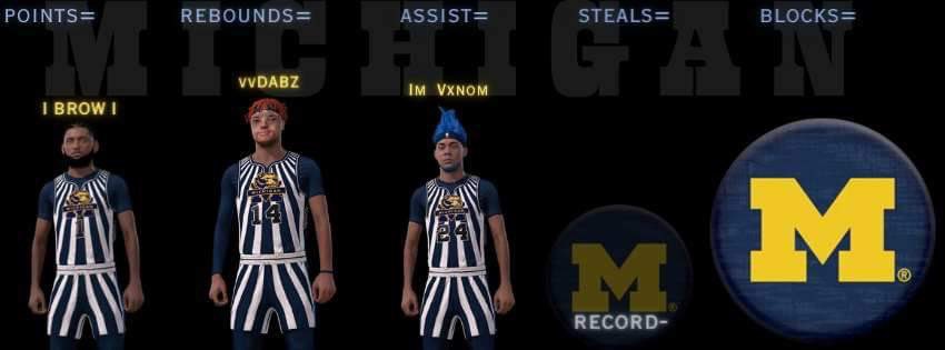 Michigans Big3 for @AllBall_No_Luck