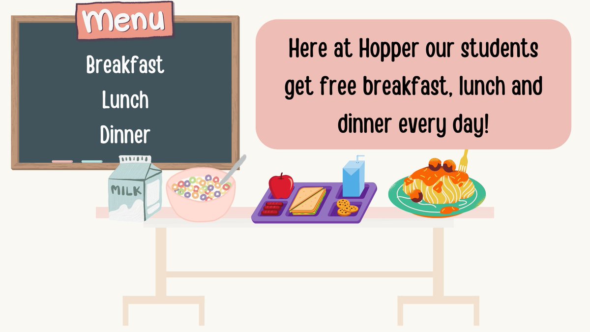 Fun Fact Friday: Students learn better on a full stomach! #ShareAHoppertunity