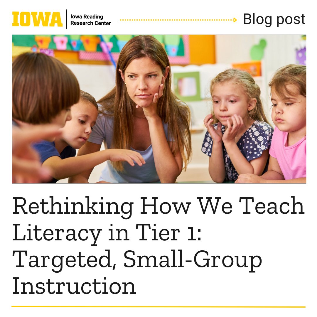 Differentiated, small-group instruction supports students at all skill levels because it relies on data targeting their specific needs. Learn about the benefits of small-group instruction in our latest blog post: irrc.education.uiowa.edu/blog/2024/04/r…