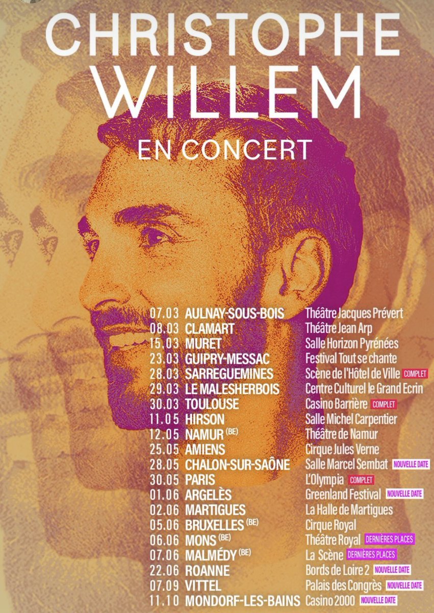 NelissenTamara's tweet photo. Cherche belles places pour le concert du Luxembourg de @cwillem . Désespérément même . 🙏🙏🙏 https://t.co/CYaho6peQp