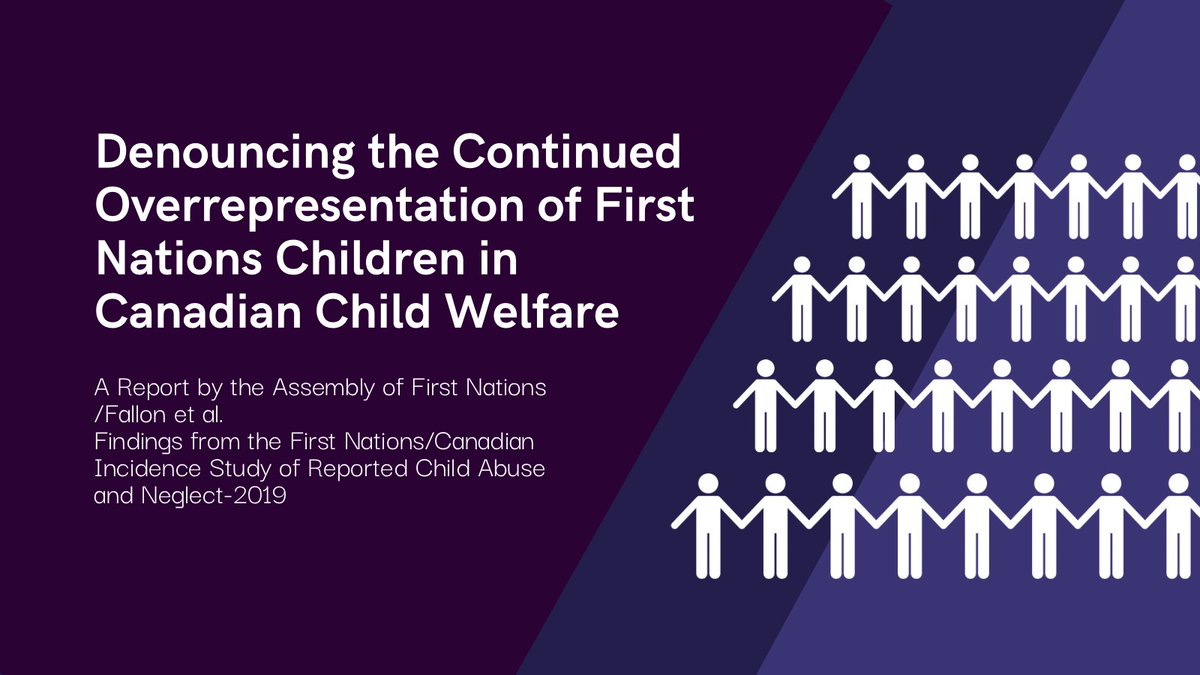 FACT: 51% of status #FirstNations children and 29% of non-status #FirstNations children live in poverty, compared to 18% of Canadian children in the general population. The report calls for reducing the over-representation of #FirstNation children in CPS: bit.ly/49qyuDA