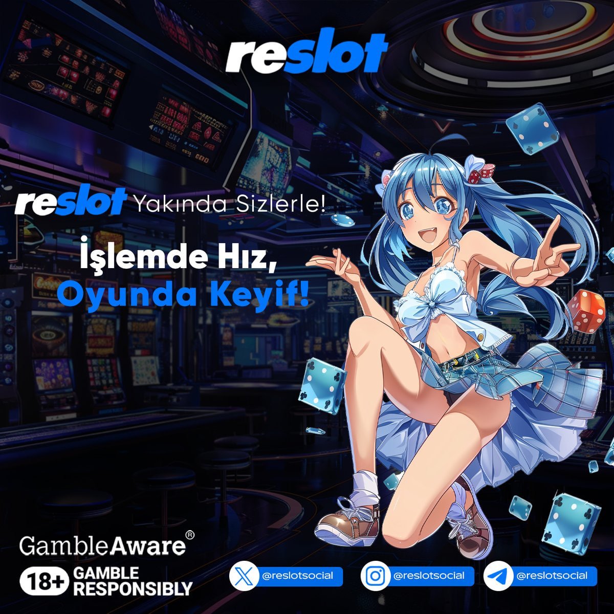 📢 Reslot Yakında Sizlerle! 

😍 İşlemde Hız, Oyunda Keyif!

#casino #slot #canlıcasino #denemebonusu #denemebonusuverensiteler