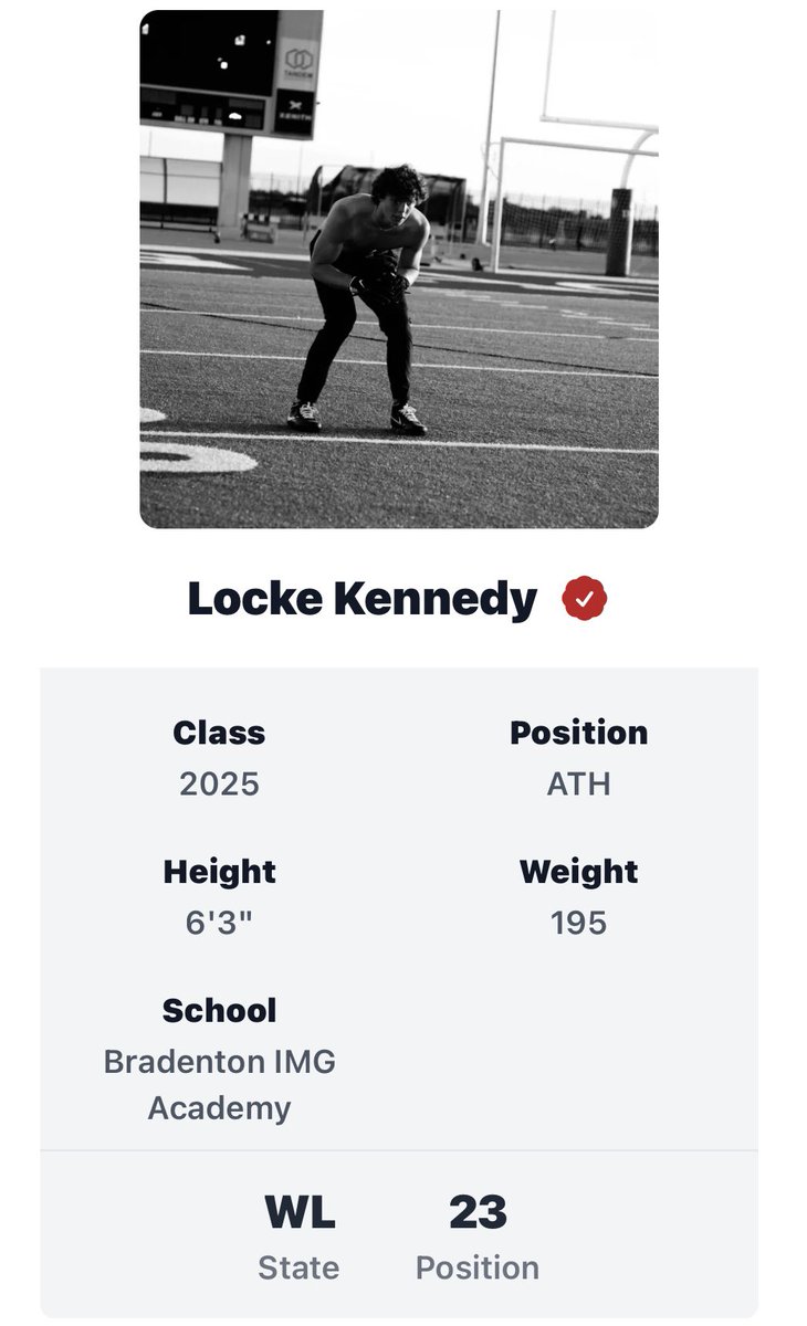 Blessed to be ranked the #23 ATH in Florida by @PrepRedzoneFL @CoachKyleBrey @CoachJuwanIMG @Coach_Demory @FBCoach_P @CoachDavisWR @CoachSantana_ @Coach_Dennison @Erik_Losey @JohnLangFB @AP_Coach_Weave @CoachSantucci @BlandenCoach @JSimmons_Purdue @Coach_Shugg @willykorn