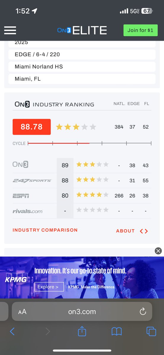 Blessed to be ranked a 4star ESPN #AGTG