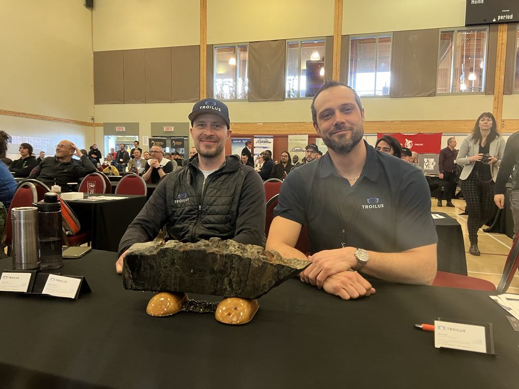 TroilusMining's tweet image. Recently, #Troilus participated in the Eeyou Istchee Baie-James Contractors and Suppliers Day. The event provides an opportunity for contractors, suppliers, and other stakeholders to network. The event was very successful with ~150 attendees. Thank you to all who met with us.