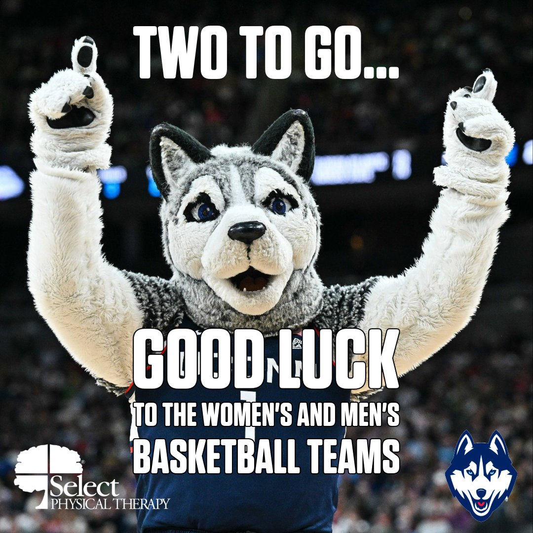 Greatness is earned through hard work and perseverance. We are excited and proud to be the official physical therapy and athletic training provider for UConn Athletics. We wish the men’s and women’s teams another big win as they continue to dance. @UConnHuskies