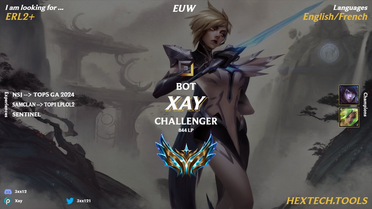 NSJ allowed me to explore my options for the upcoming split.

VODs + references upon request
Reach me through DMs or discord : 3xx12