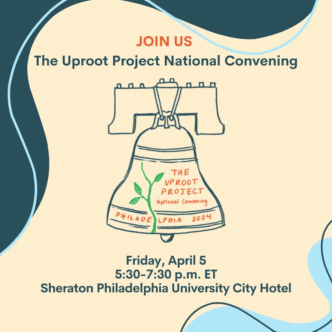 Tonight's the night! The Uproot National Convening starts at 5:30 p.m. in Benjamin Franklin Ballroom 5! buff.ly/42Te4jW