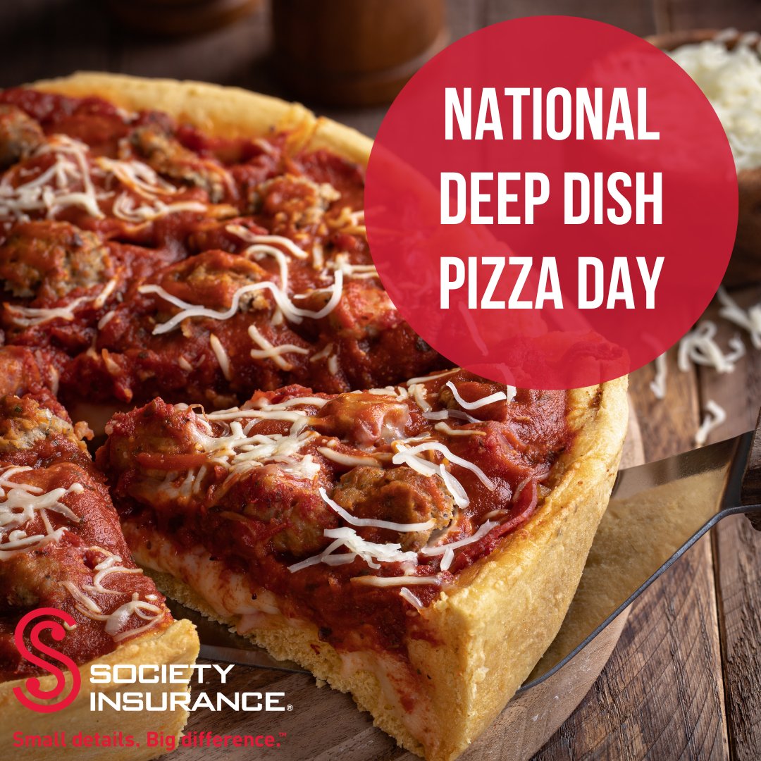 It's National Deep Dish Pizza Day! What's your favorite pizza topping? 🍕