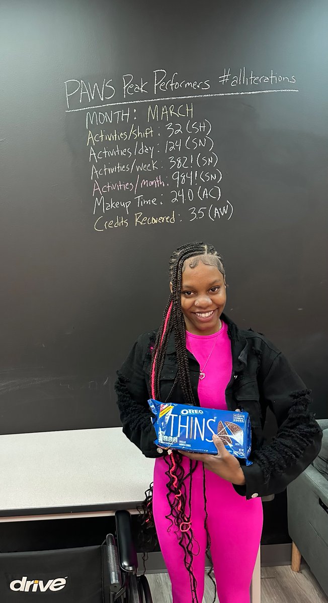 Mark Garascia (@mgarasciahphs) on Twitter photo Shania just set 2 #PAWS all-time records in March for <a href="/EdgenuityInc/">Edgenuity (now Imagine Learning)</a> activities in a week and month! Sheโs changed the convo from if, to when, she graduates due to her relentless effort and grit. Nobody deserves an <a href="/Oreo/">OREO Cookie</a> treat more than her. #HPSDtigers <a href="/PrincipalHPHS/">David Williams</a> Shania just set 2 #PAWS all-time records in March for <a href="/EdgenuityInc/">Edgenuity (now Imagine Learning)</a> activities in a week and month! Sheโs changed the convo from if, to when, she graduates due to her relentless effort and grit. Nobody deserves an <a href="/Oreo/">OREO Cookie</a> treat more than her. #HPSDtigers <a href="/PrincipalHPHS/">David Williams</a>