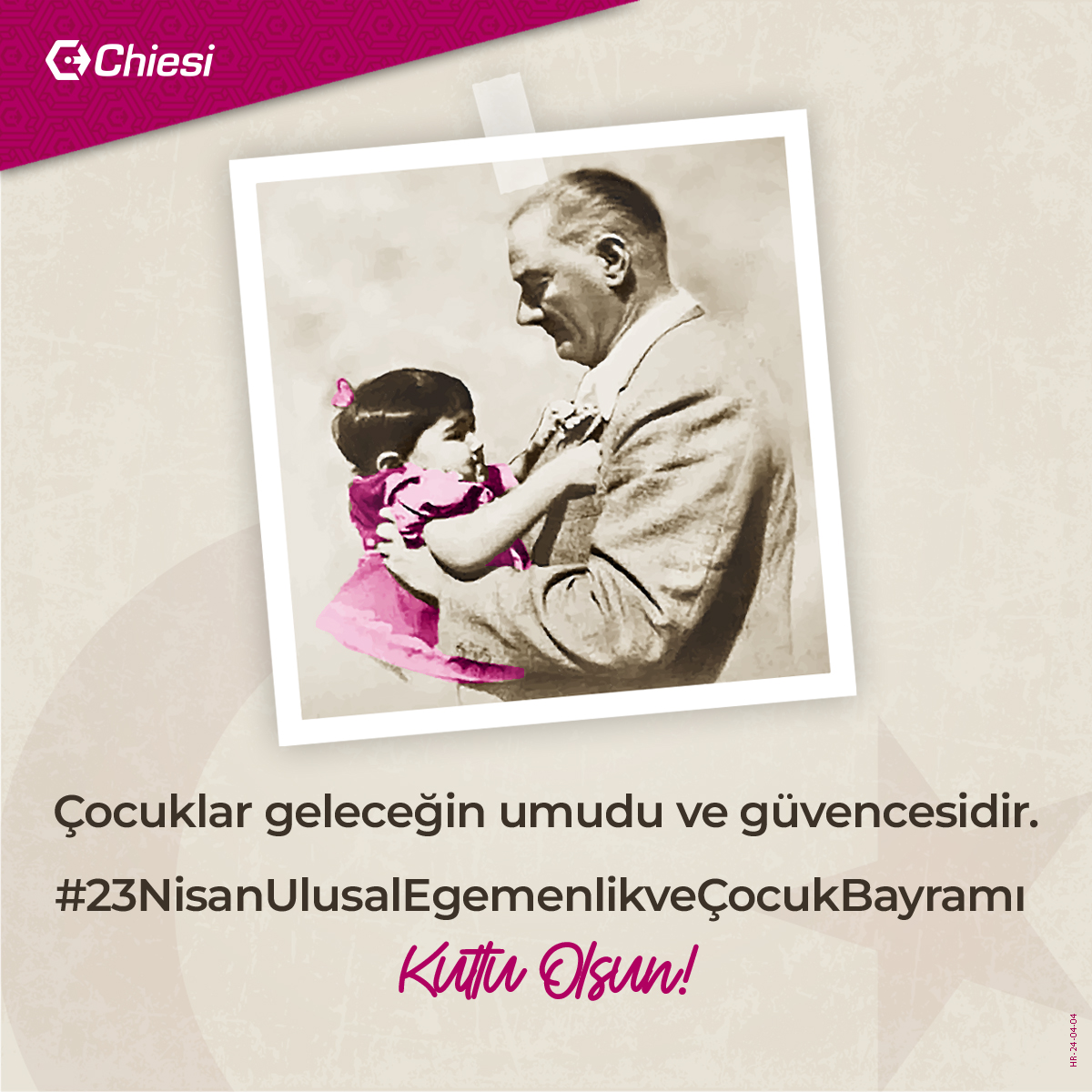 🇹🇷Türkiye Cumhuriyeti'nin kurucusu Ulu Önder Atatürk'ün çocuklara armağan ettiği 23 Nisan Ulusal Egemenlik ve Çocuk Bayramı kutlu olsun!
🎈Çocuklar geleceğin umudu ve güvencesidir.

#chiesitürkiye #chiesi #sürdürülebilirlik #BCorp #23nisan #ulusalegemenlikveçocukbayramı