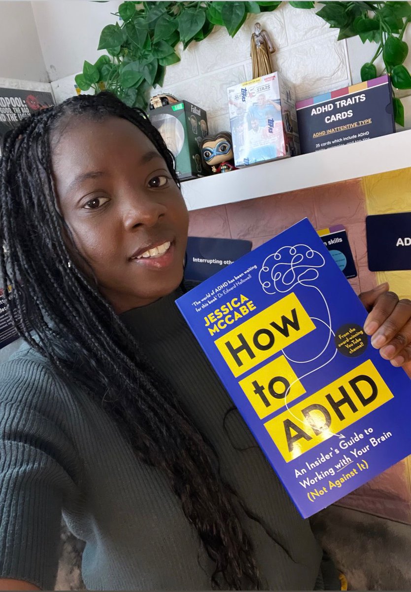 Finally got my copy of @HowtoADHD’s book! Jessica’s YouTube channel has helped me understand my ADHD brain for at least the past 6 years! Amazing she now has a book