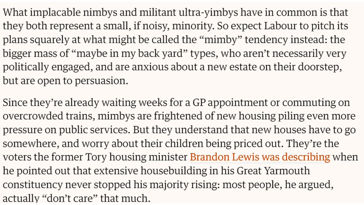 Absolutely this 👇- more maybe than nimby or yimby - and not as always-on an issue as some would think/hope #ukhousing