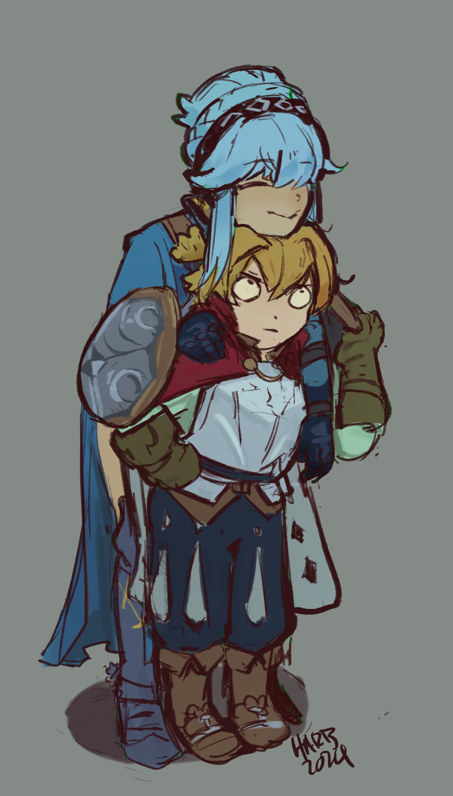 cold pizza on X: &ldquo;Gilbert and Virginia from Unicorn Overlord for 