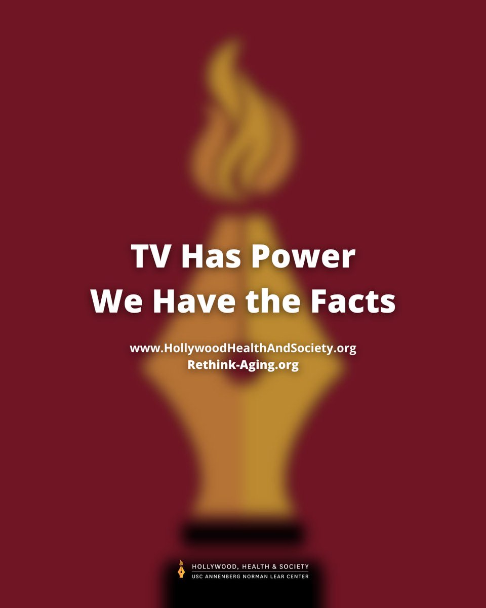 Learn more about our #RethinkAging outreach and research at rethink-aging.org 

cc: @TheSCANFndtn @MediaMetrics @LearCenter #ASCJ 

#TVHasPower #WeHaveTheFacts