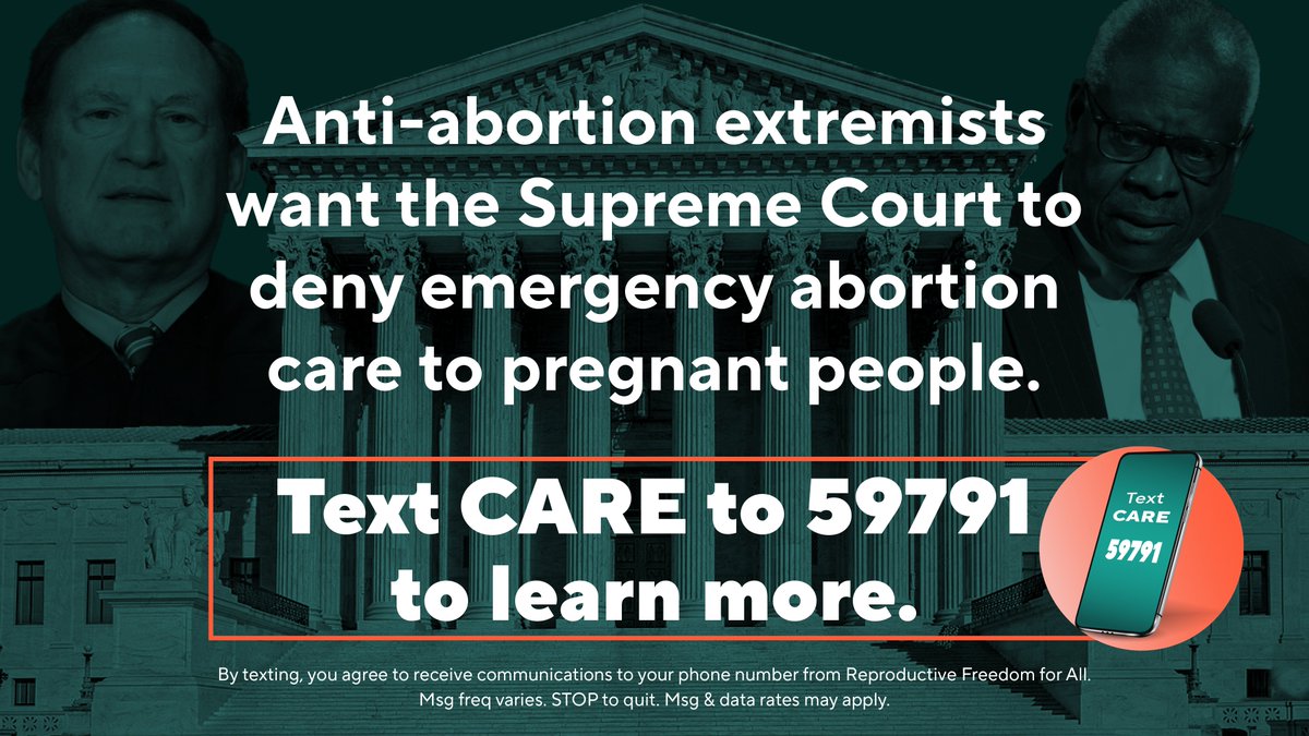 For nearly 40 years, federal law has protected pregnant patients from being turned away at hospitals in emergencies. Now the Supreme Court might deny pregnant people this protection - and we need you to join us in fighting for Court reform to appoint more fair-minded judges.