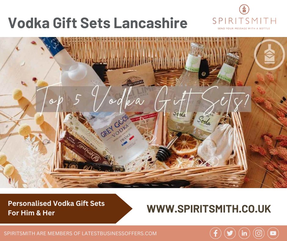 Gift Hampers Updates On Latest Business Offers

Title: Vodka Gift Sets Lancashire | SpiritSmith

Link: latestbusinessoffers.com/post/vodka-gif…

#vodkagiftsets #giftssets #gifts #gifthampers #him #her #giftforhim #giftsforher #lancashire #giftHamperslancashire