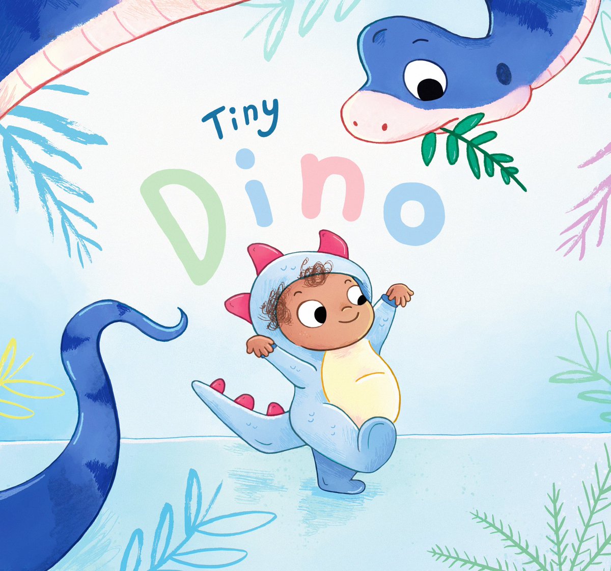 There’s something odd about that Tiny Dino…mock picture book cover #kidlitart #illustration