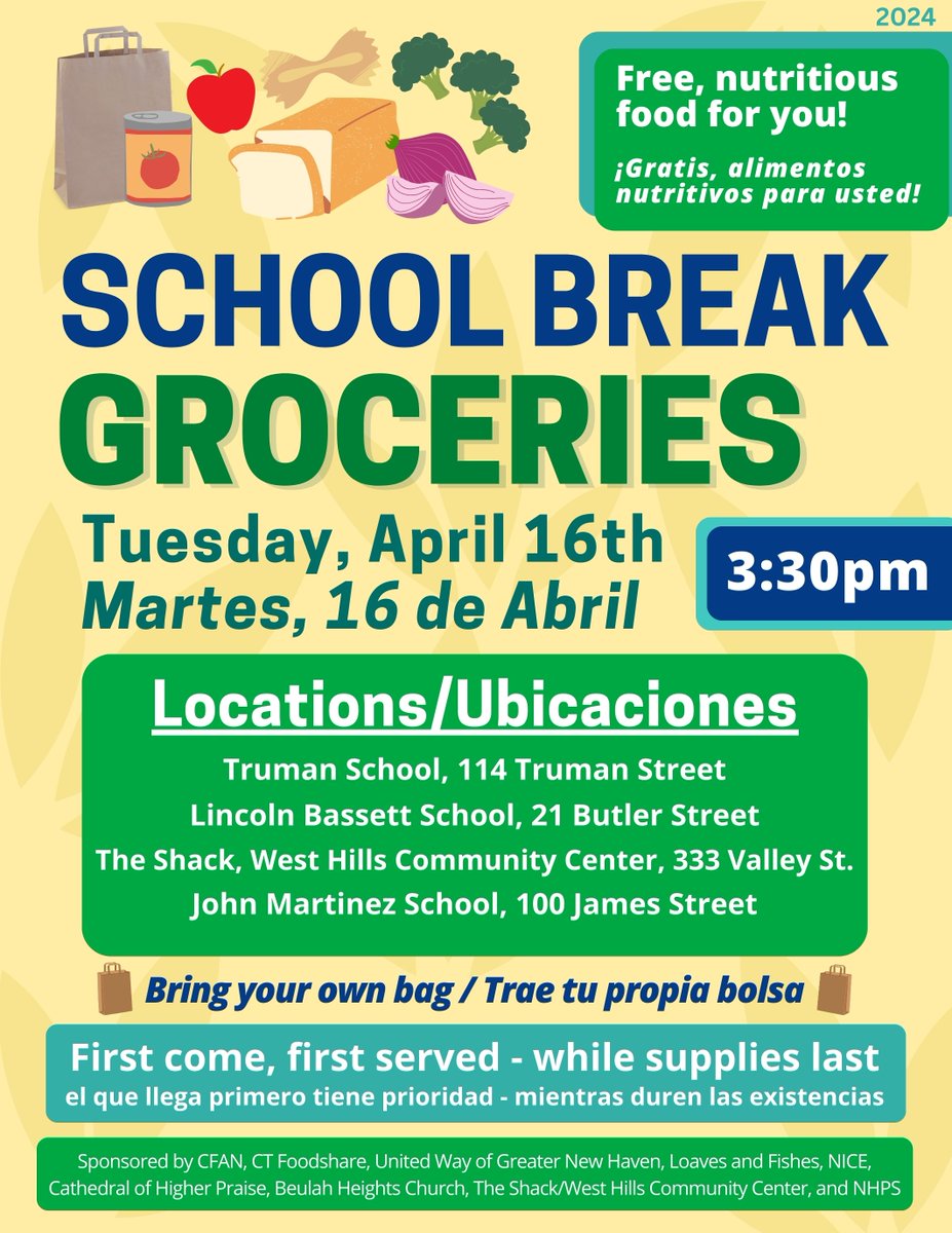 Free Groceries Available Tuesday, April 16
ow.ly/AFk150R9x4I