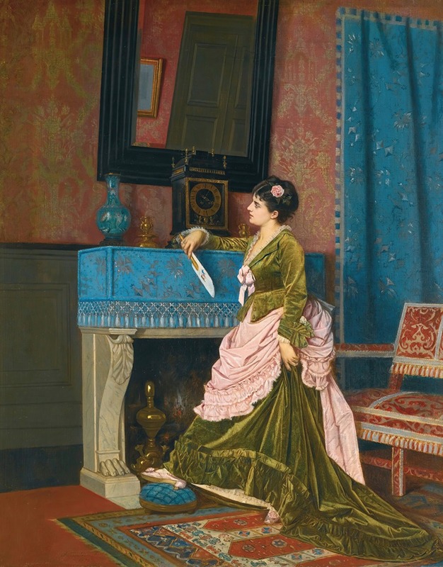 🎨Auguste Toulmouche (1829 - 1890)
La Lettre D’amour (1873)
