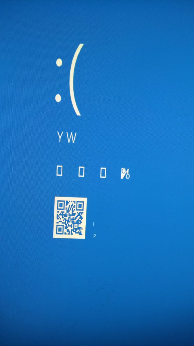 My very tired 13yo (!!) computer is showing signs of being on it's last leg. Is it trying to tell me something or is this a final goodbye message? YW to you little computer, YW to you too.😢