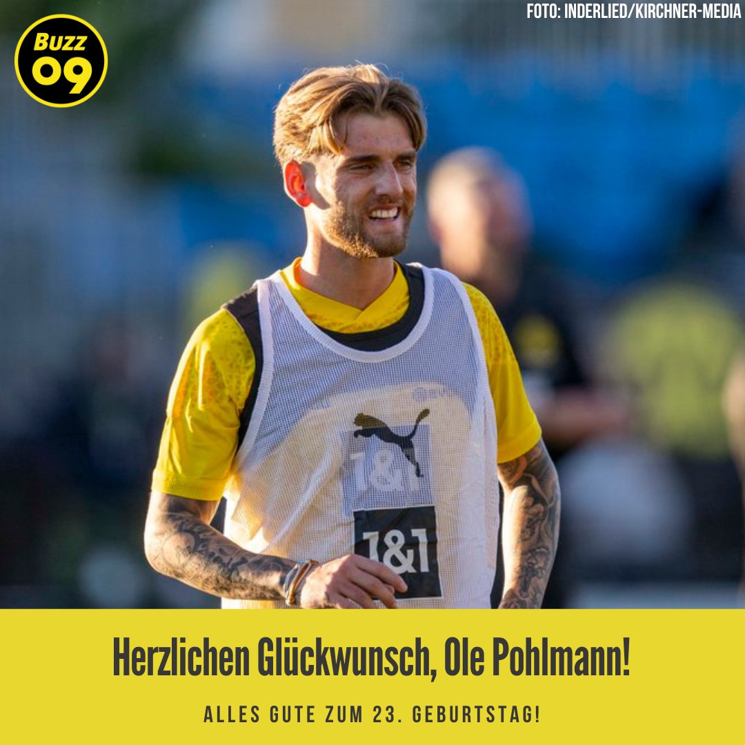 buzz09app's tweet image. Alles Gute zum Geburtstag, Ole #Pohlmann 🥳 #BVB