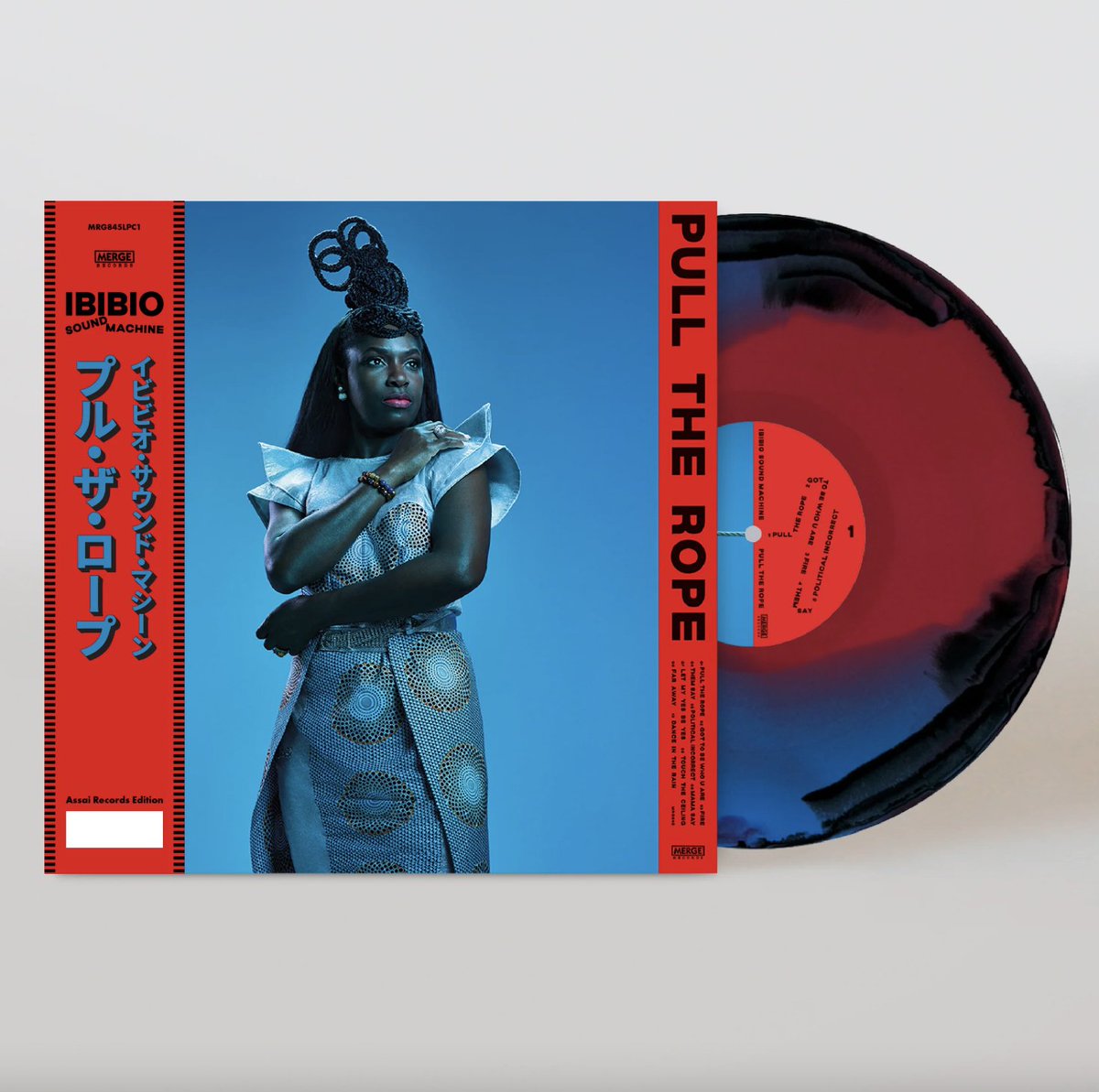 Check out this ltd edition (and signed!) variant of @IbibioSound's upcoming album 'Pull the Rope' available from @Assai_UK! 😍 Pre-order: tinyurl.com/2sadypmd -Assai Records Exclusive Japanese Inspired Obi Strip -Black + Blue + Red Vinyl -Limited to 100 copies -Hand-numbered